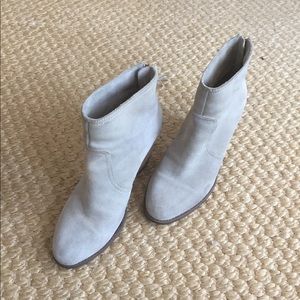 C. Wonder Suede Ankle Booties 9